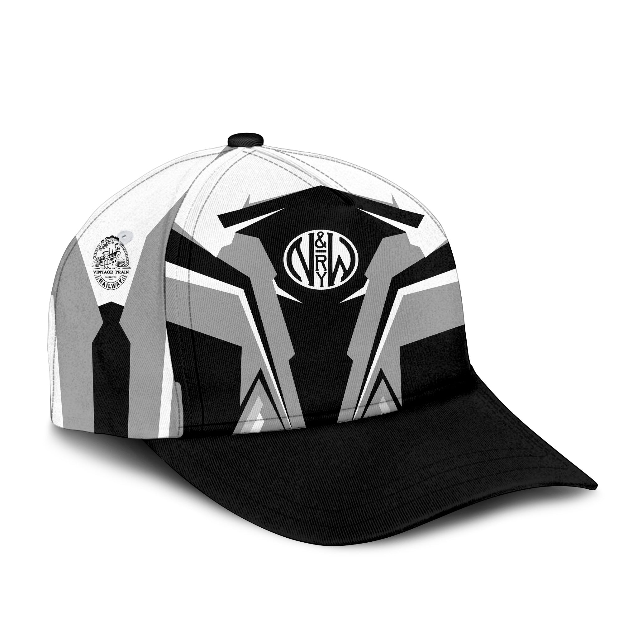 Railspirit Norfolk and Western Railway Classic Cap Strong Line Style N&W Cap All Over Print