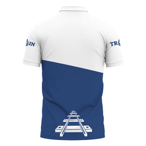 Railspirit Personalized Duluth, Winnipeg and Pacific Railway Polo Shirt One Track Mind Unisex Train Shirt Gift Idea For Train Lover