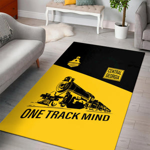 Railspirit Personalized Central of Georgia Railway Area Rug One Track Mind Train Rug Gift Idea For Train Lover