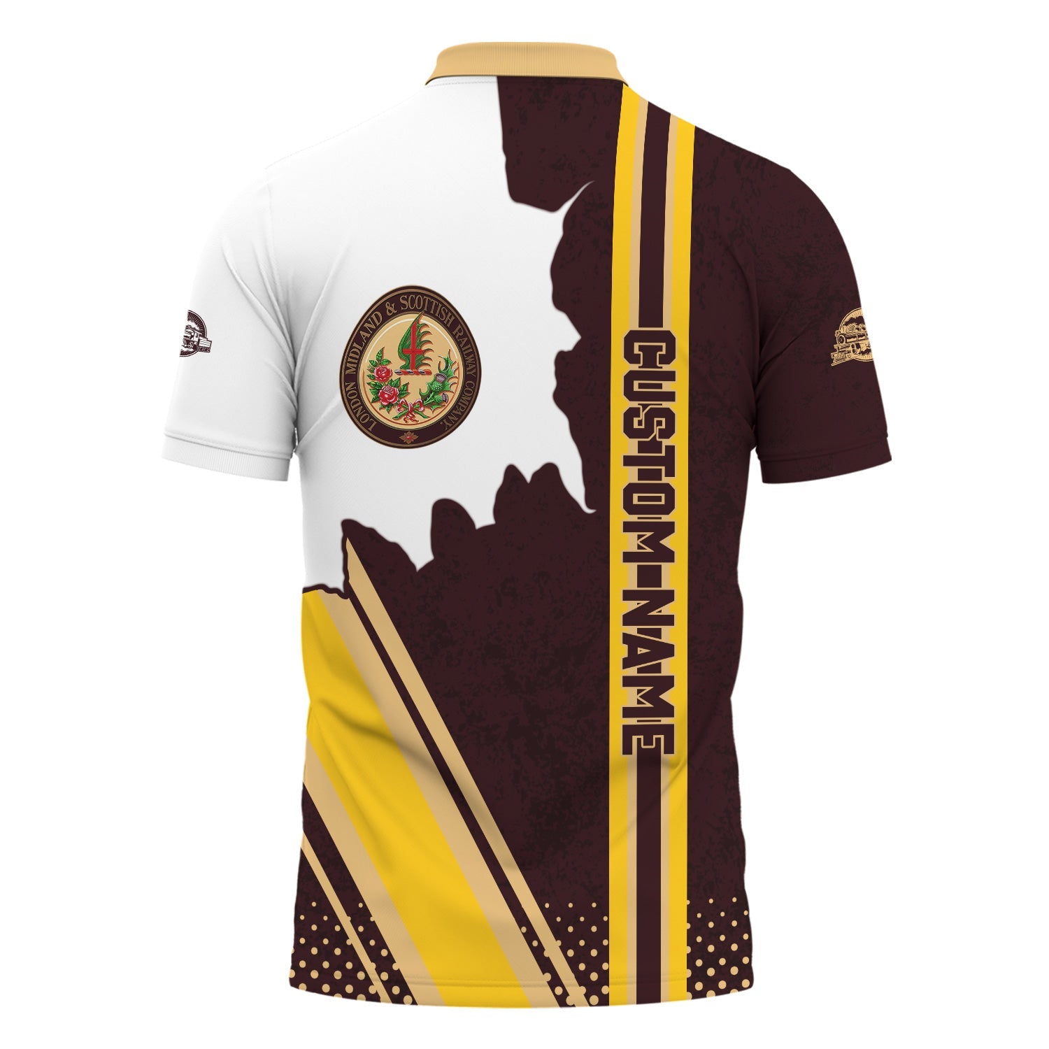 Railspirit Personalized London, Midland and Scottish Railway Polo Shirt All Over Printed Unisex Shirt