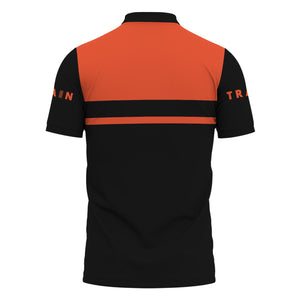 Railspirit Custom Name Texas and Pacific Railway Polo Shirt American Train Ticket Printed Shirt