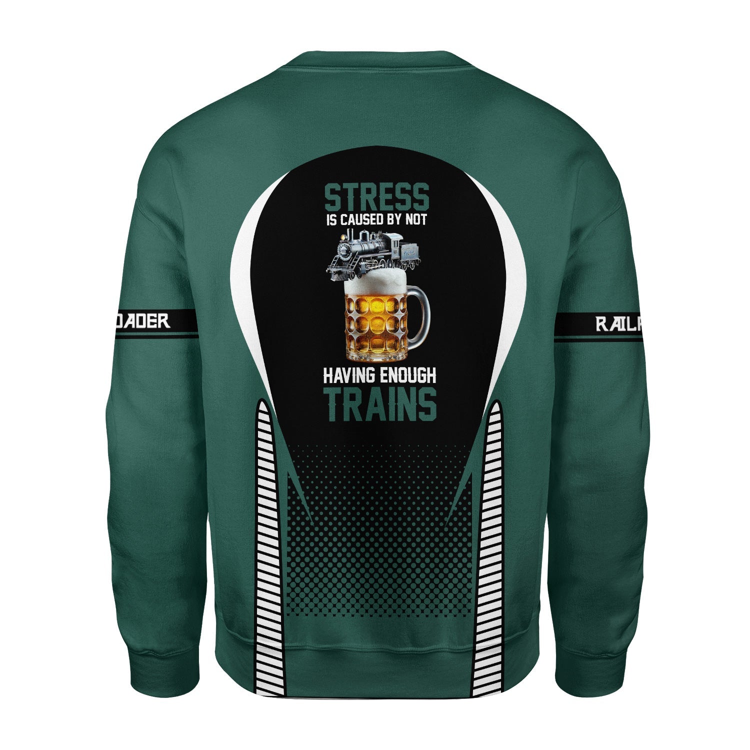 Railspirit Personalized Southern Railway U.S Sweatshirt Stress Is Caused By Not Having Enough Trains SOU Shirt All Over Print Shirt