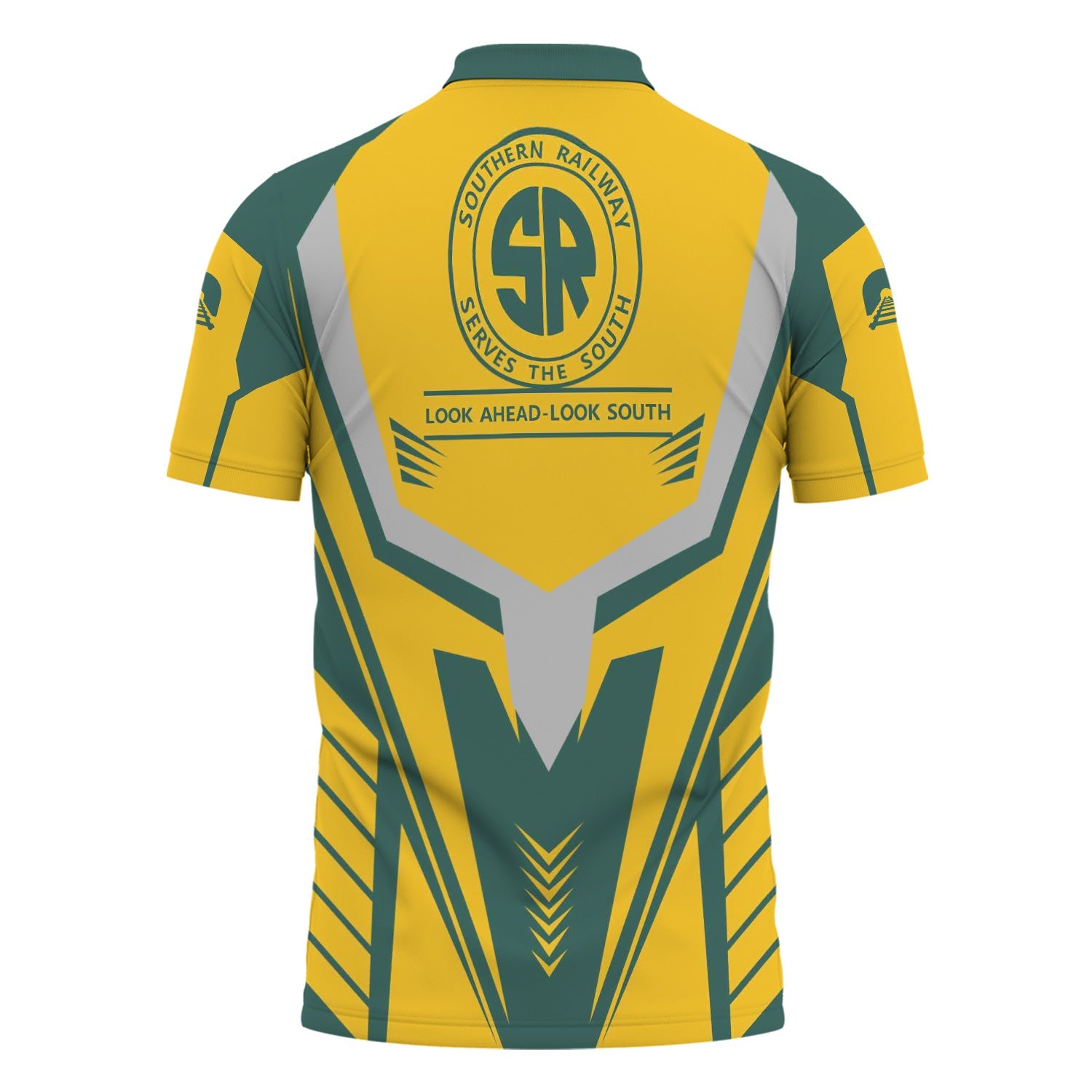 Railspirit Personalized Southern Railway U.S Polo Shirt Workwear-Inspired with Custom Position SOU Train Shirt