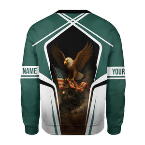 Railspirit Personalized Southern Railway U.S Sweatshirt American Eagle Vintage Train SOU Shirt