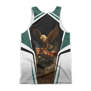 Railspirit Personalized Southern Railway U.S Men Tank Top American Eagle Vintage Train SOU Shirt