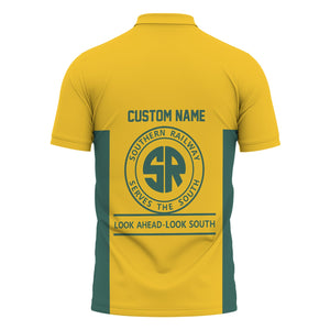 Railspirit Custom Name Southern Railway U.S Polo Shirt Yes I Need All Those Train SOU Printed Shirt