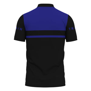 Railspirit Custom Name Santa Fe Railway Polo Shirt American Train Ticket Atchison, Topeka and Santa Fe Railway Printed Shirt