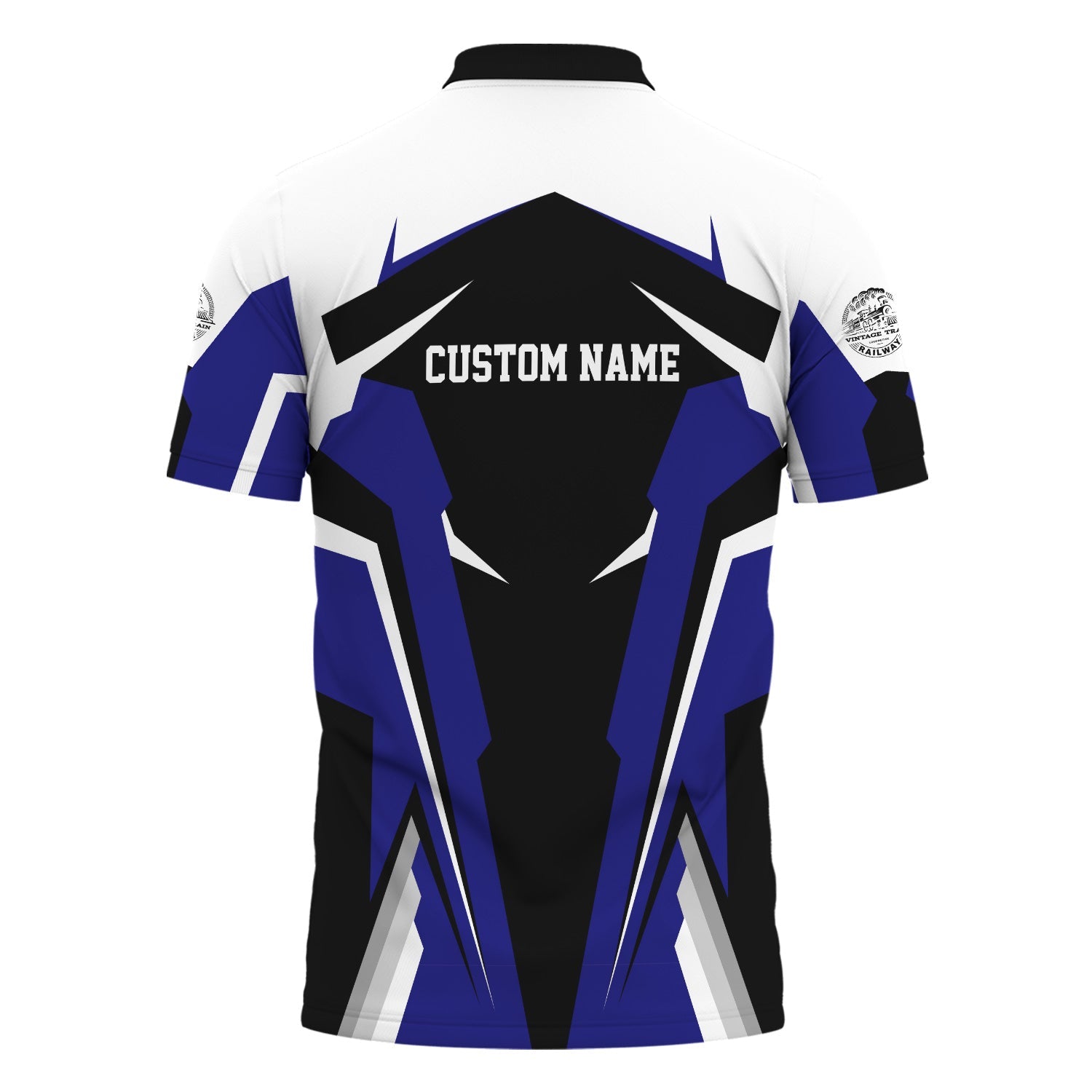 Railspirit Personalized Santa Fe Railway Polo Shirt Atchison, Topeka and Santa Fe RailwayStrong Line Style Train Unisex Shirt All Over Print