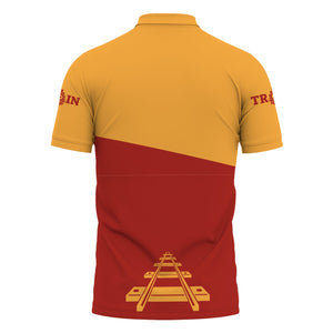 Railspirit Personalized Chicago South Shore and South Bend Railroad Polo Shirt One Track Mind  Unisex Train Shirt Gift Idea For Train Lover