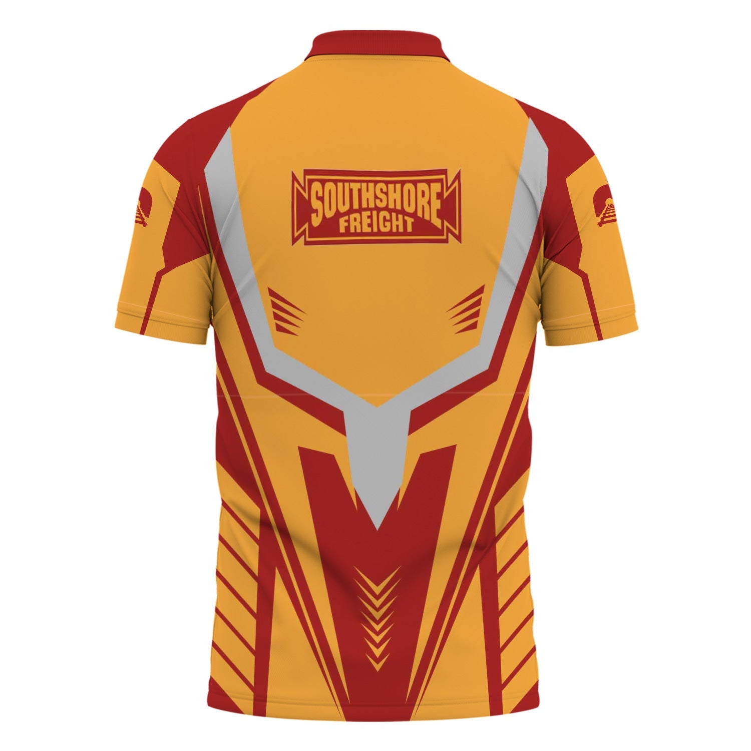 Railspirit Personalized Chicago South Shore and South Bend Railroad Polo Shirt Workwear-Inspired with Custom Position Train Shirt