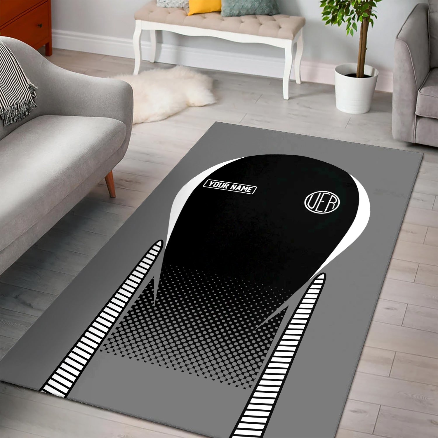 Railspirit Personalized Union Electric Railway Area Rug All Over Printed Rug