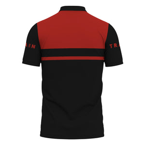 Railspirit Custom Name Union Electric Railway Polo Shirt American Train Ticket Printed Shirt