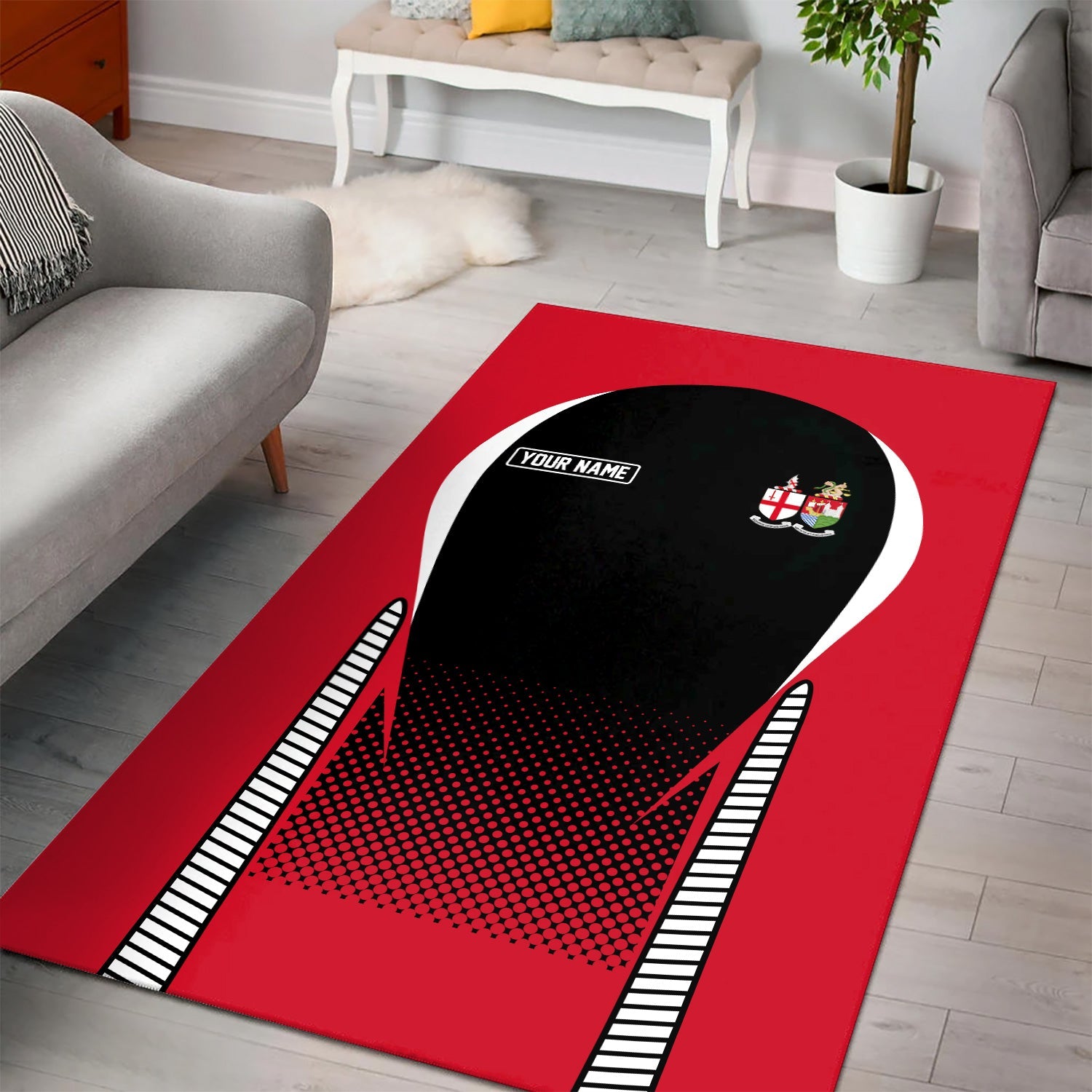 Railspirit Personalized Great Western Railway Area Rug All Over Printed Rug