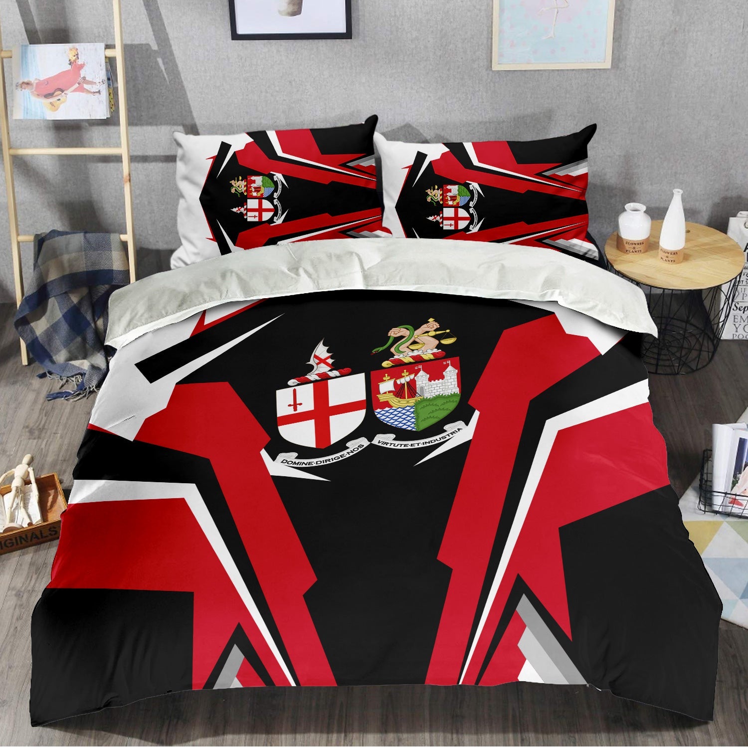 Railspirit Great Western Railway Bedding Set Strong Line Style Bedding Set All Over Print