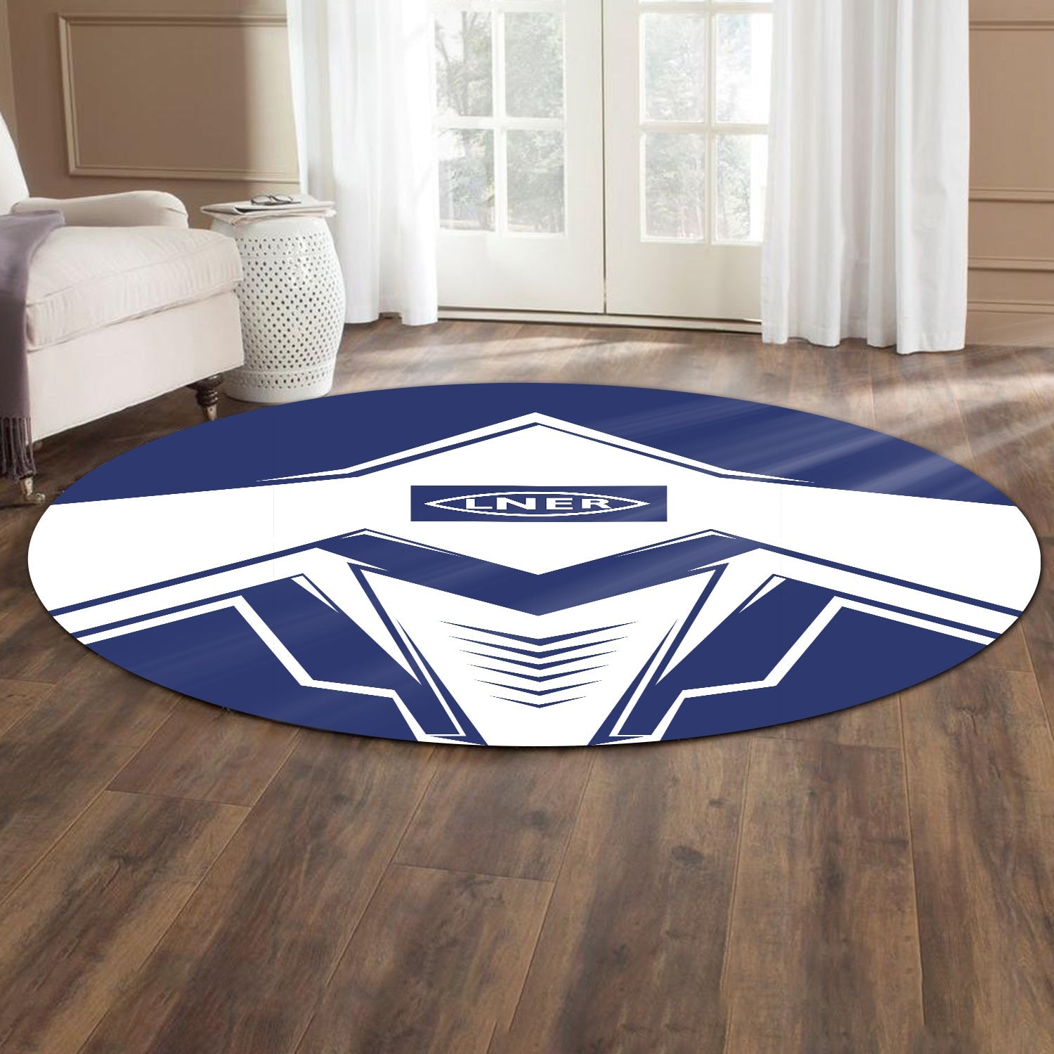 Railspirit London and North Eastern Railway Round Mat Railway Trainspotter Style Mat Gift Idea For Foamers