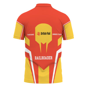 Railspirit Personalized British Railway Polo Shirt Custom Year Railroader Shirt Gift Idea For Train Lover