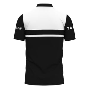 Railspirit Custom Name Jersey Central Railroad Polo Shirt American Train Ticket Printed Shirt