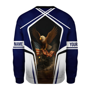 Railspirit Personalized Jersey Central Railroad Sweatshirt American Eagle Vintage Train Shirt