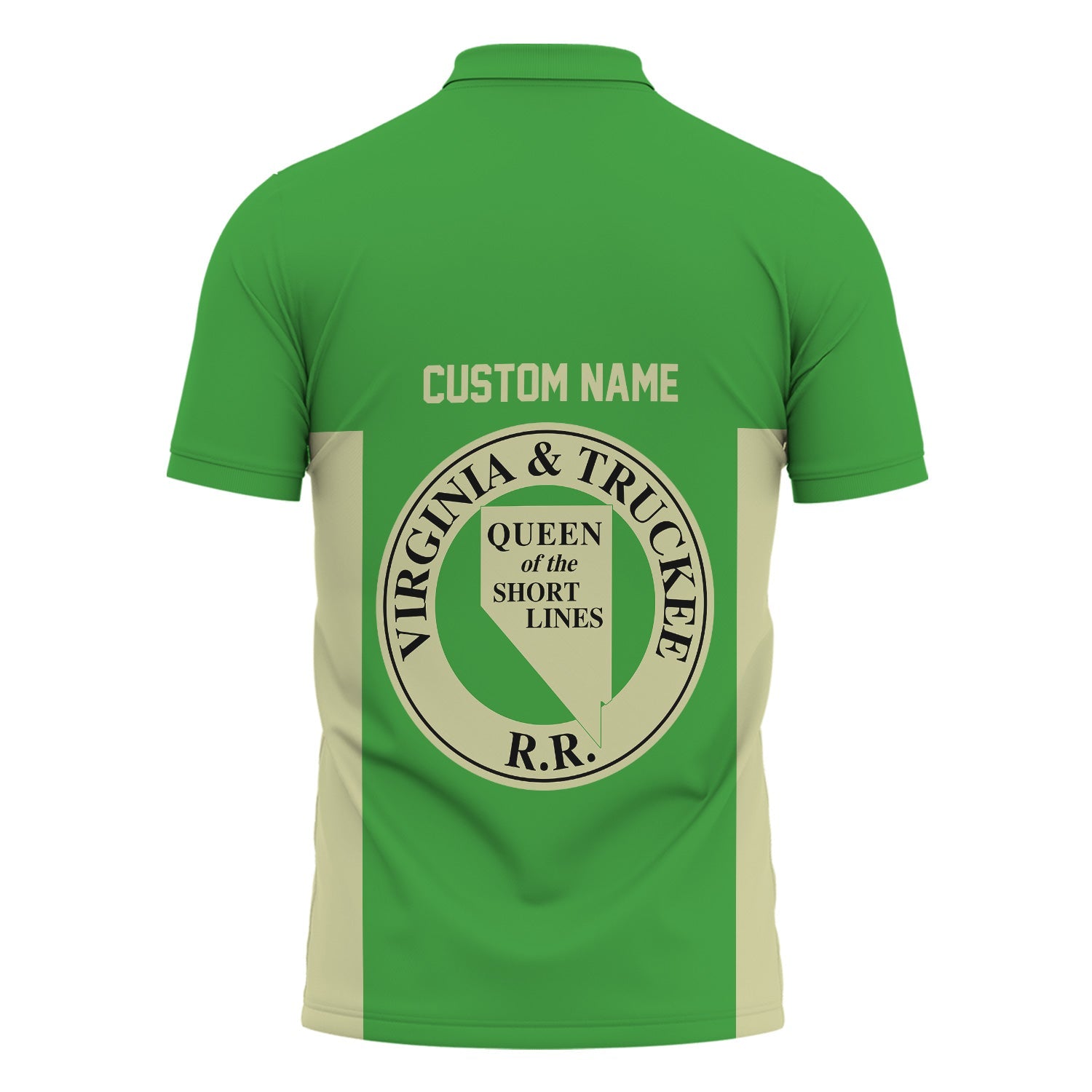 Railspirit Custom Name Virginia & Truckee Railroad Polo Shirt Yes I Need All Those Train Printed Shirt