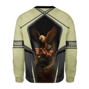 Railspirit Personalized Virginia & Truckee Railroad Sweatshirt American Eagle Vintage Train Shirt