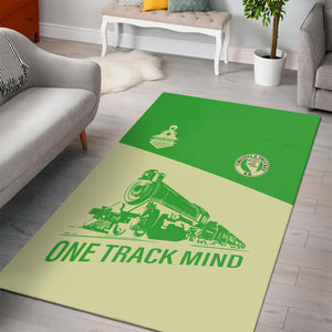Railspirit Personalized Virginia & Truckee Railroad Area Rug One Track Mind Train Rug Gift Idea For Train Lover