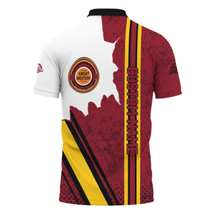 Railspirit Personalized Chicago Great Western Railroad Polo Shirt All Over Printed Unisex Shirt