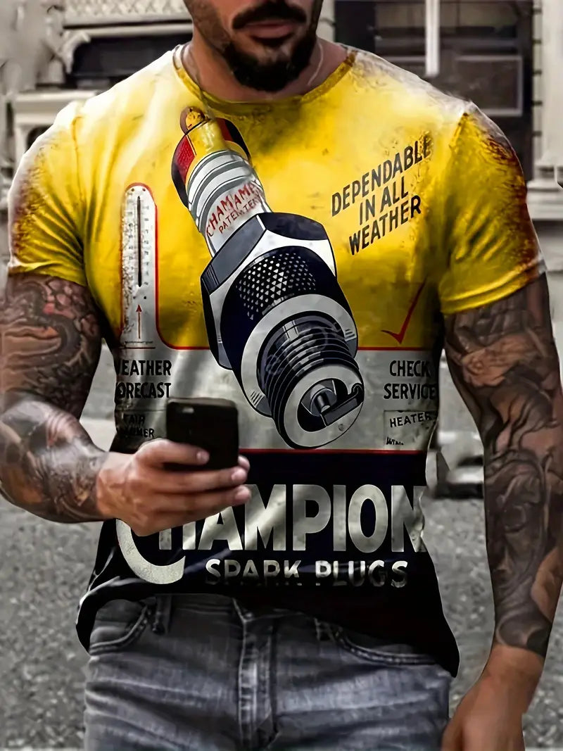 Vintage Machine Champion T-Shirt, Retro Mechanic Shirt, Birthday Gift For Mechanic, Best Machine Shirt