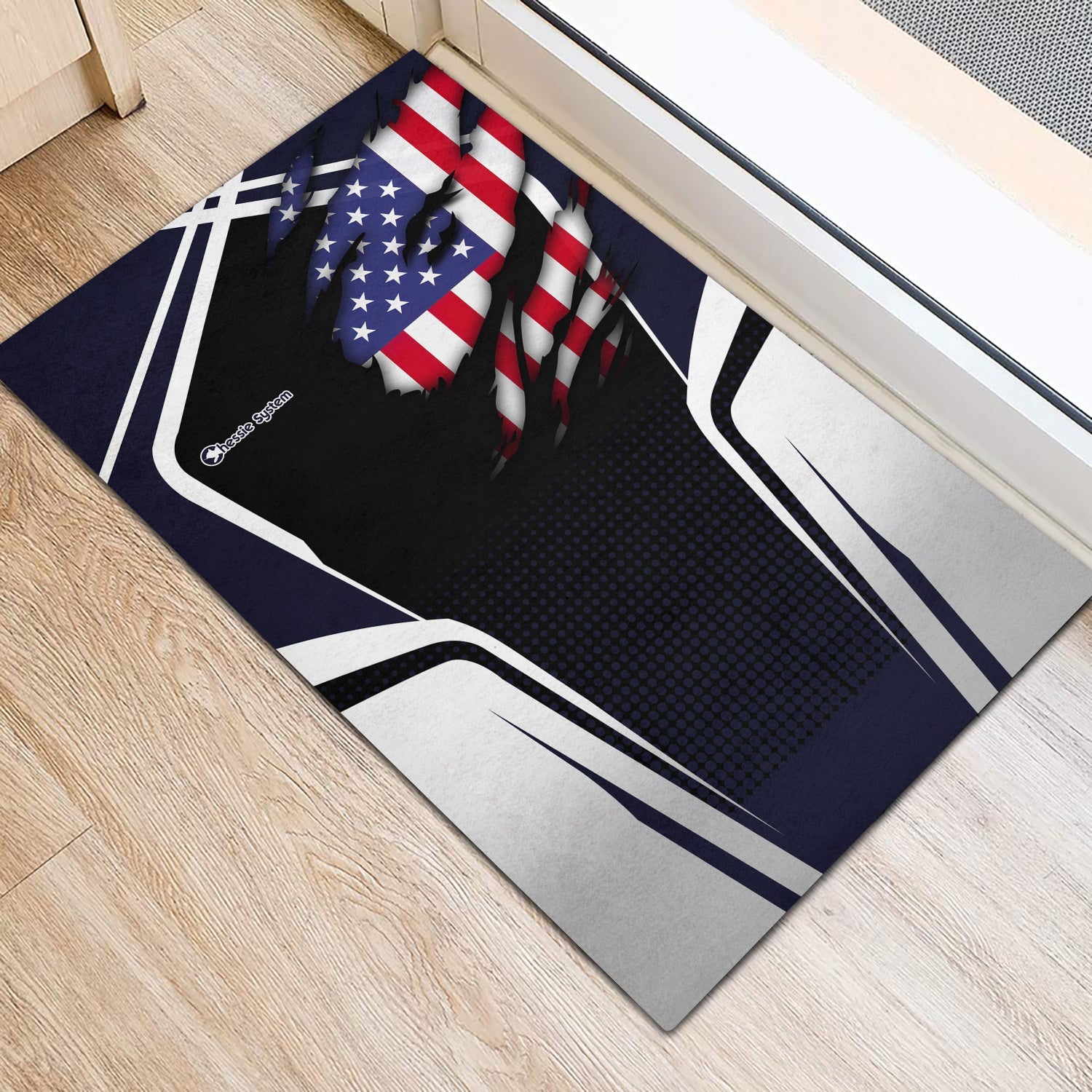 Railspirit Personalized Chessie System Railroad Doormat American Vintage All Over Printed Door Mat