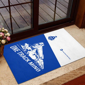 Railspirit Personalized Long Island Railroad Doormat One Track Mind Mat Gift Idea For Train Lover