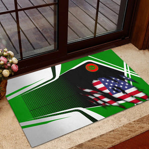 Railspirit Personalized Elgin Joliet And Eastern Railroad Doormat American Vintage All Over Printed Door Mat