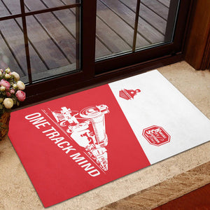 Railspirit Personalized Kansas City Southern Doormat One Track Mind Mat Gift Idea For Train Lover