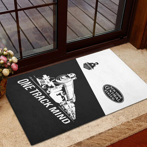 Railspirit Personalized New York Central Railroad Doormat One Track Mind Mat Gift Idea For Train Lover