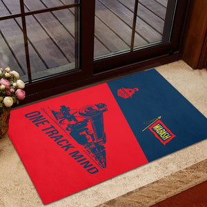 Railspirit Personalized Wabash Railroad Doormat One Track Mind Mat Gift Idea For Train Lover