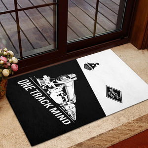 Railspirit Personalized Reading Railroad Doormat One Track Mind Mat Gift Idea For Train Lover