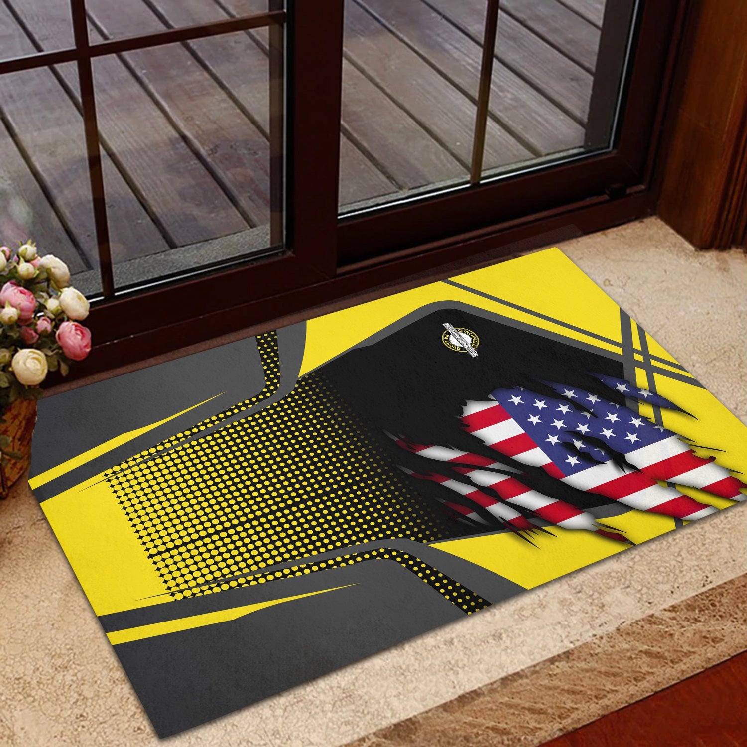 Railspirit Personalized Clinchfield Railroad Doormat American Vintage All Over Printed Door Mat