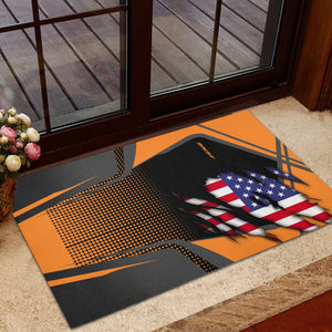 Railspirit Personalized BNSF Railway Doormat American Vintage All Over Printed Door Mat