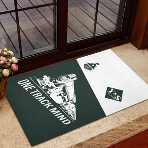 Railspirit Personalized Youngstown & Southern Railroad Doormat One Track Mind Mat Gift Idea For Train Lover