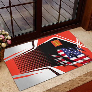 Railspirit Personalized Strasburg Railroad Doormat American Vintage All Over Printed Door Mat
