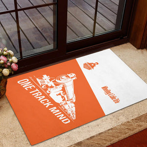 Railspirit Personalized Wheeling And Lake Erie Railroad Doormat One Track Mind Mat Gift Idea For Train Lover
