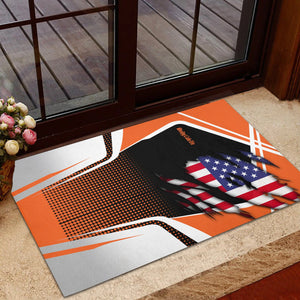 Railspirit Personalized Wheeling And Lake Erie Railroad Doormat American Vintage All Over Printed Door Mat
