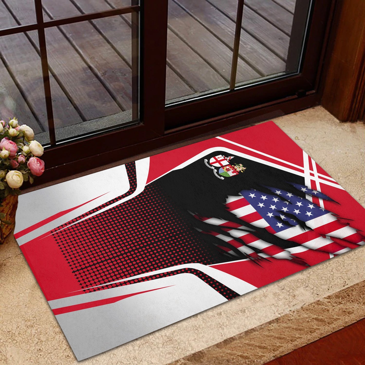 Railspirit Personalized Great Western Railway Doormat American Vintage All Over Printed Door Mat