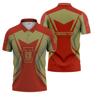 Railspirit Personalized Long Island Railroad Polo Shirt Unique Style with Custom Job Train Shirt