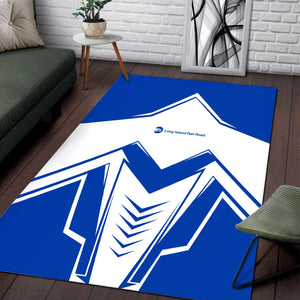Railspirit Long Island Railroad Area Rug Railway Trainspotter Style Rug Gift Idea For Foamers
