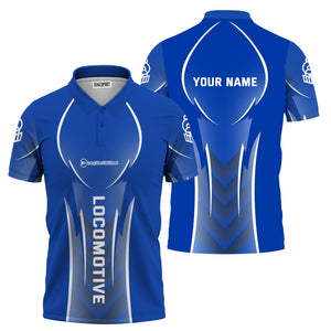 Railspirit Personalized Long Island Railroad Polo Shirt Striking Line Style Train Shirt For Locomotive Lovers