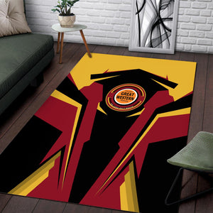 Railspirit Personalized Chicago Great Western Railroad Area Rug Strong Line Style  Train Area Rug Gift Idea For Train Lover