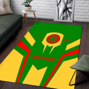 Railspirit Personalized Elgin Joliet And Eastern Railroad Area Rug Custom Year Railroader Rug Gift Idea For Train Lover