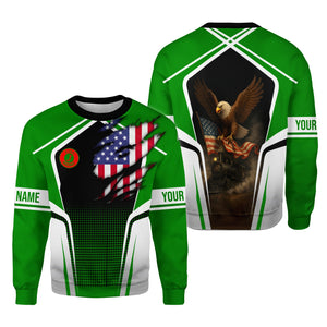 Railspirit Personalized Elgin Joliet And Eastern Railroad Sweatshirt American Eagle Vintage Train Shirt