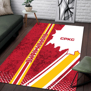 Railspirit Personalized Canadian Pacific Kansas City Area Rug Vintage CPKC All Over Printed Rug