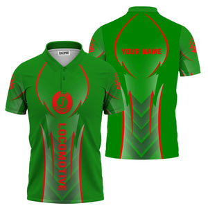 Railspirit Personalized Elgin Joliet And Eastern Railroad Polo Shirt Striking Line Style Train Shirt For Locomotive Lovers