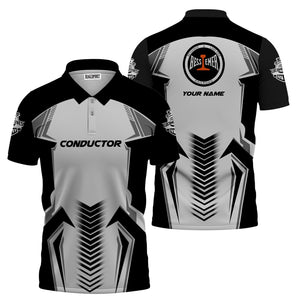 Railspirit Personalized Bessemer And Lake Erie Railroad Polo Shirt Standout Style with Custom Position Train Shirt